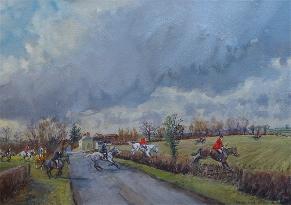 The Bedale Crossing the Carriage Drive - Christmas Cards